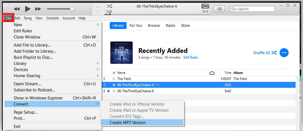 Tipo delantero Aptitud Vibrar Product- How to Add Files to iTunes and/or Convert MP4 Files to MP3 Files  in iTunes to Transfer to an Apple Device – Dr Joe Dispenza Customer Portal